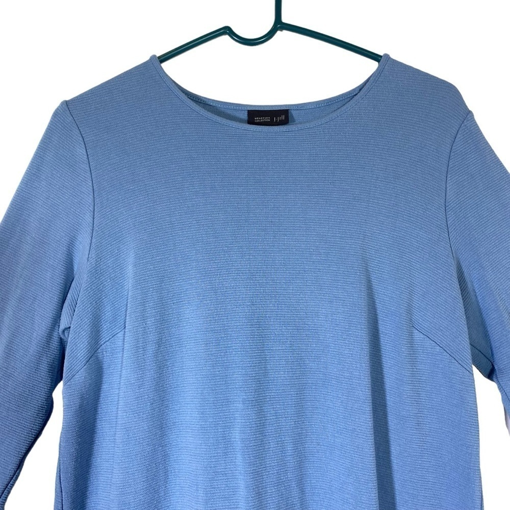 J. Jill Wearever Collection women's size Medium Blue long sleeve pullover top